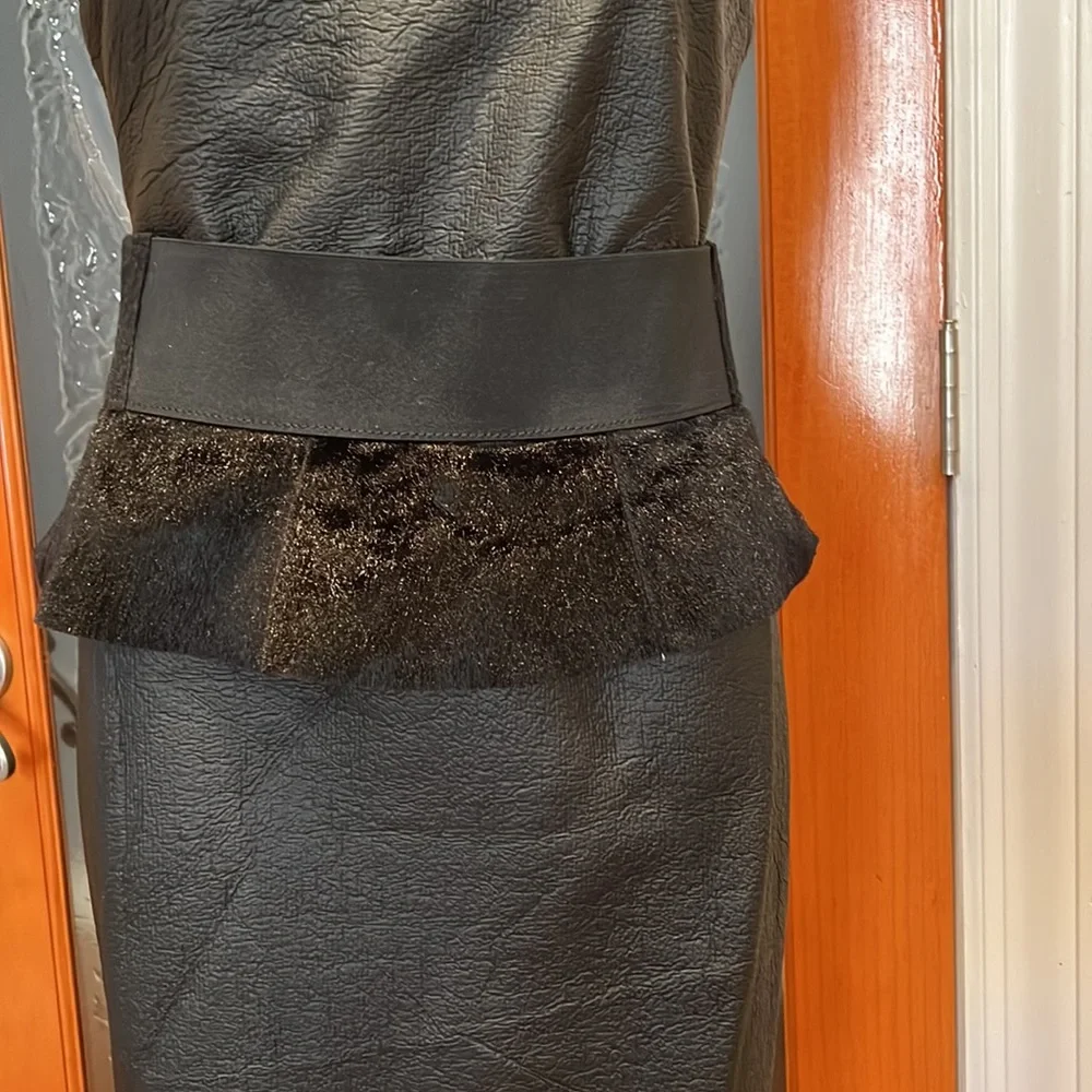 Black Pleather dress - Picture 7 of 13